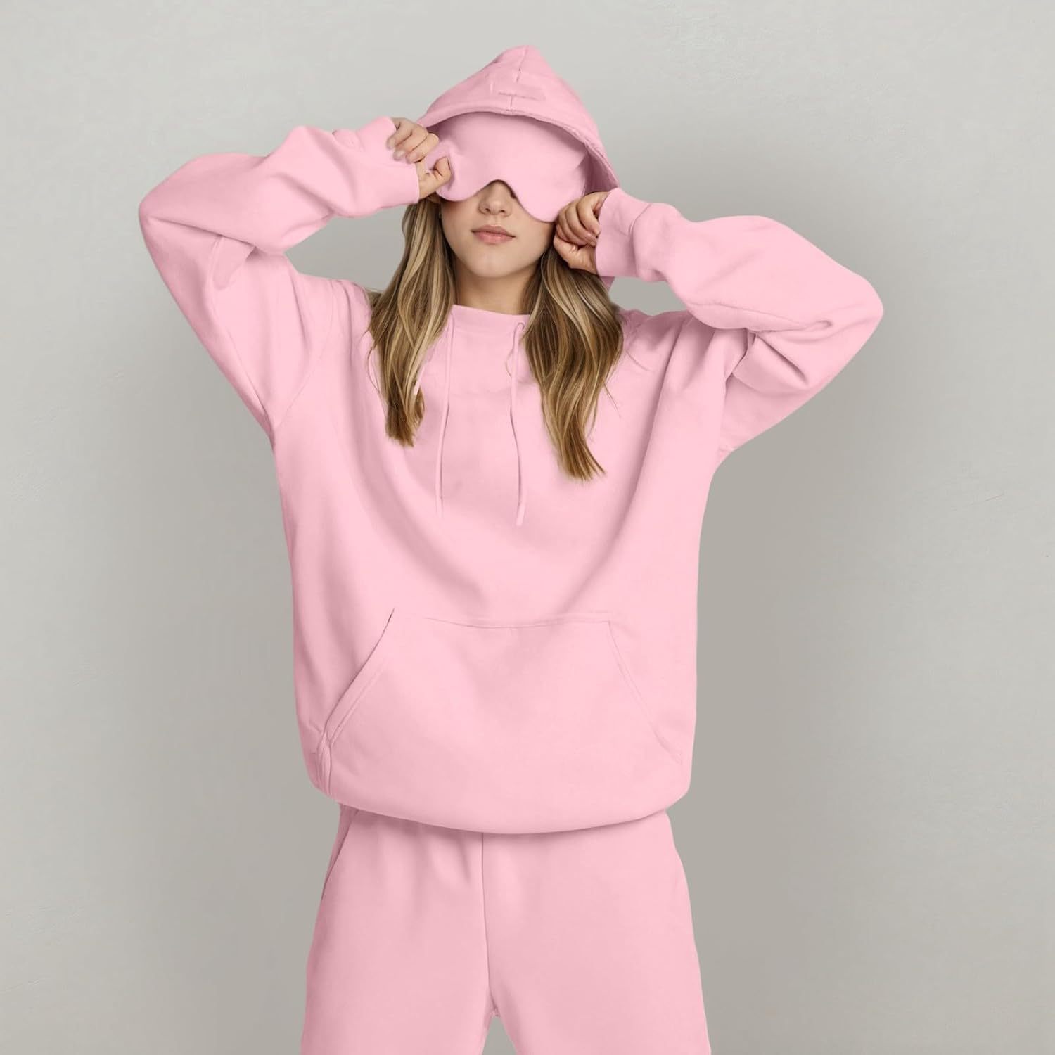 Felpa a tinta unita con cappuccio – selezione ÆSTRAL