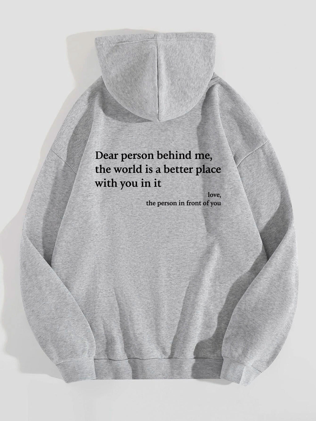 Hoodie unisex con frase motivazionale – felpa peluche con tascone - Selezione ÆSTRAL