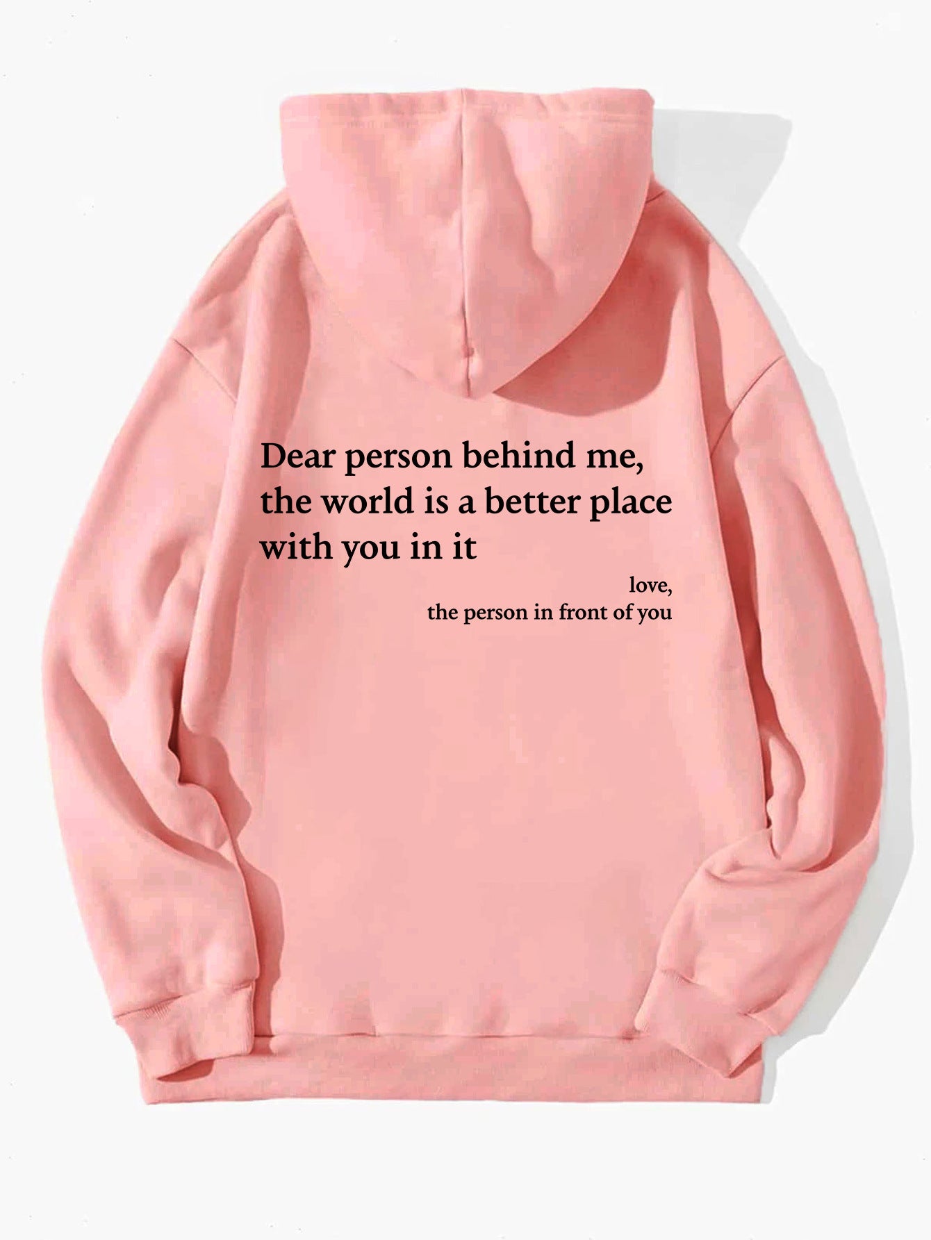 Hoodie unisex con frase motivazionale – felpa peluche con tascone - Selezione ÆSTRAL