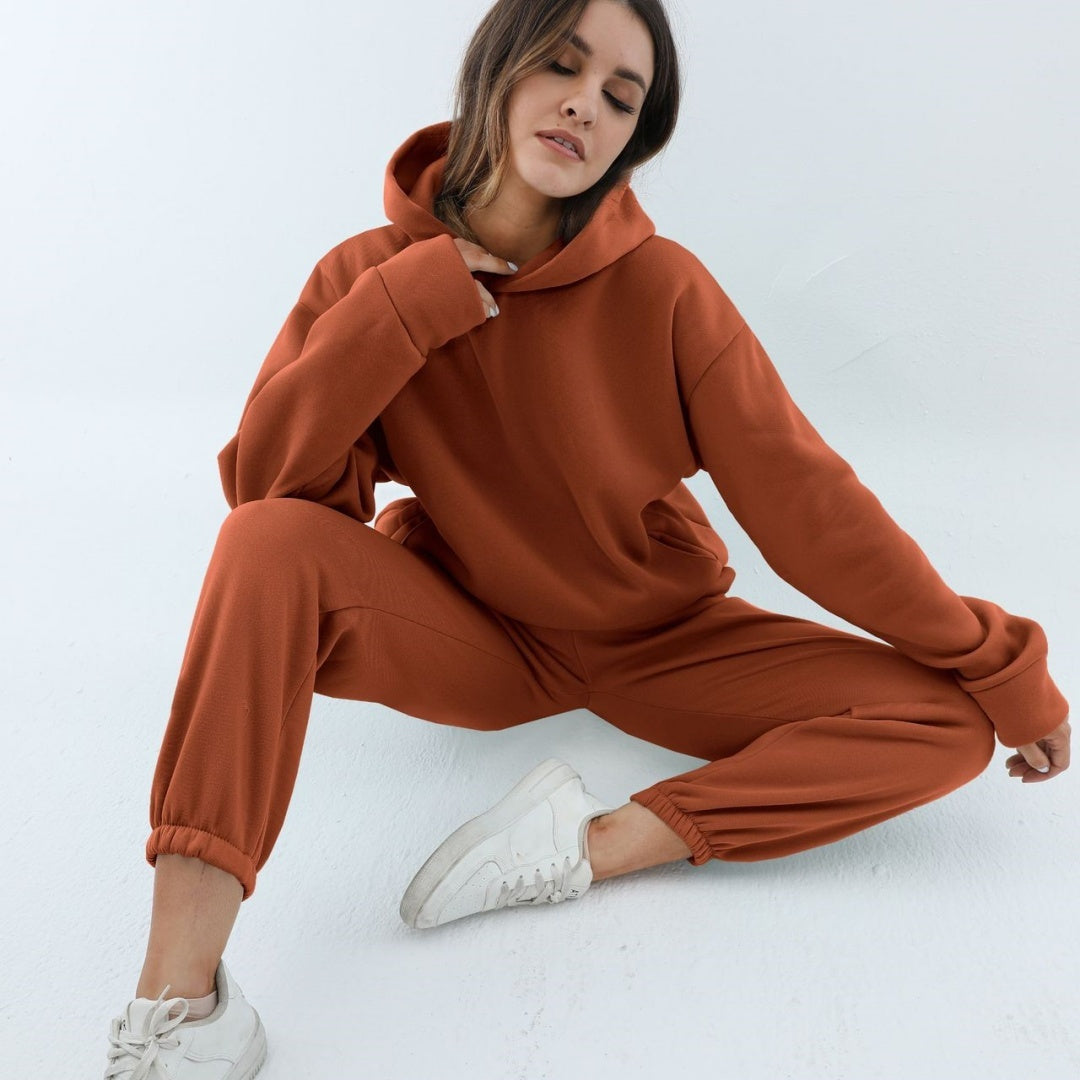 Set casual con felpa con cappuccio – completo due pezzi - Selezione ÆSTRAL